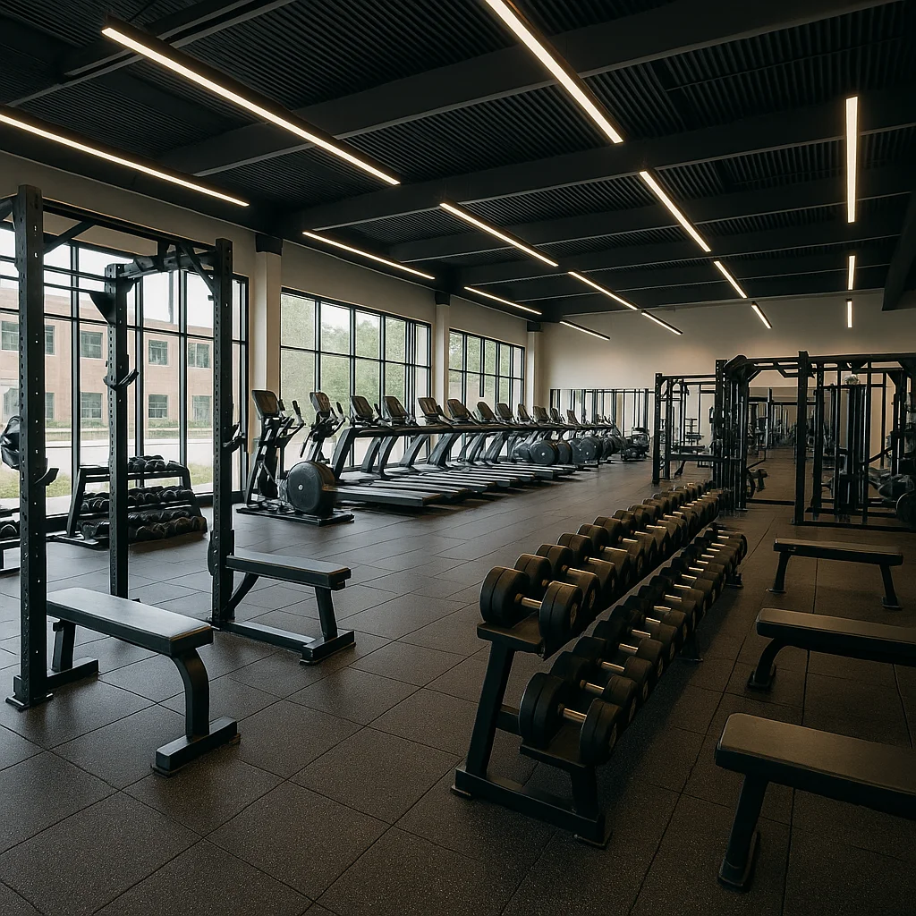 Modern gym facility