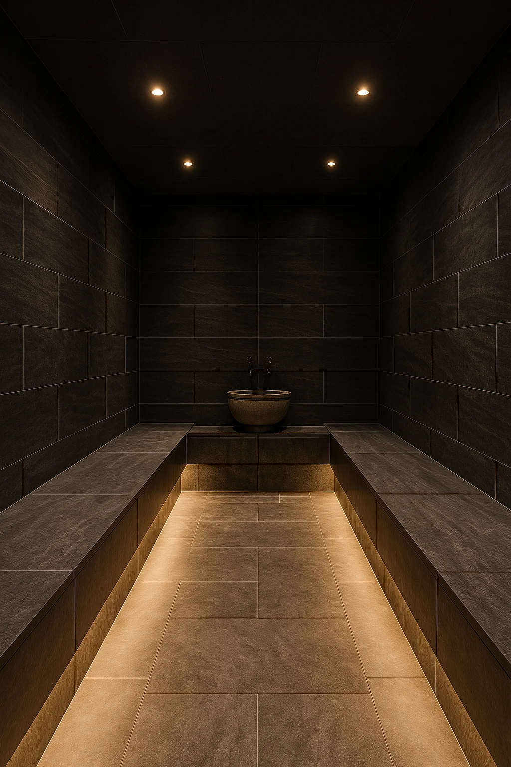 Sauna and steam room